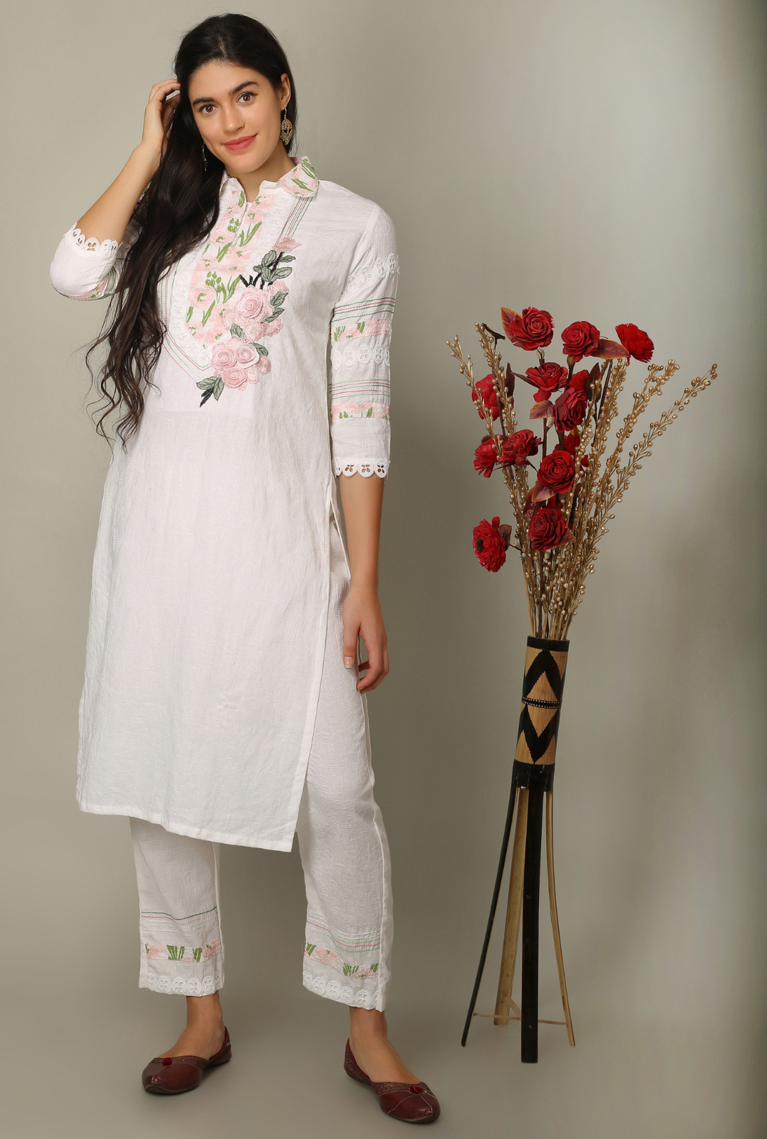Embroidered Kurta Set