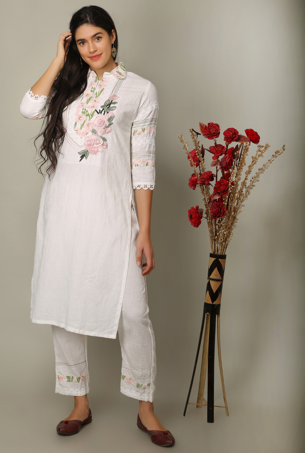 Embroidered Kurta Set