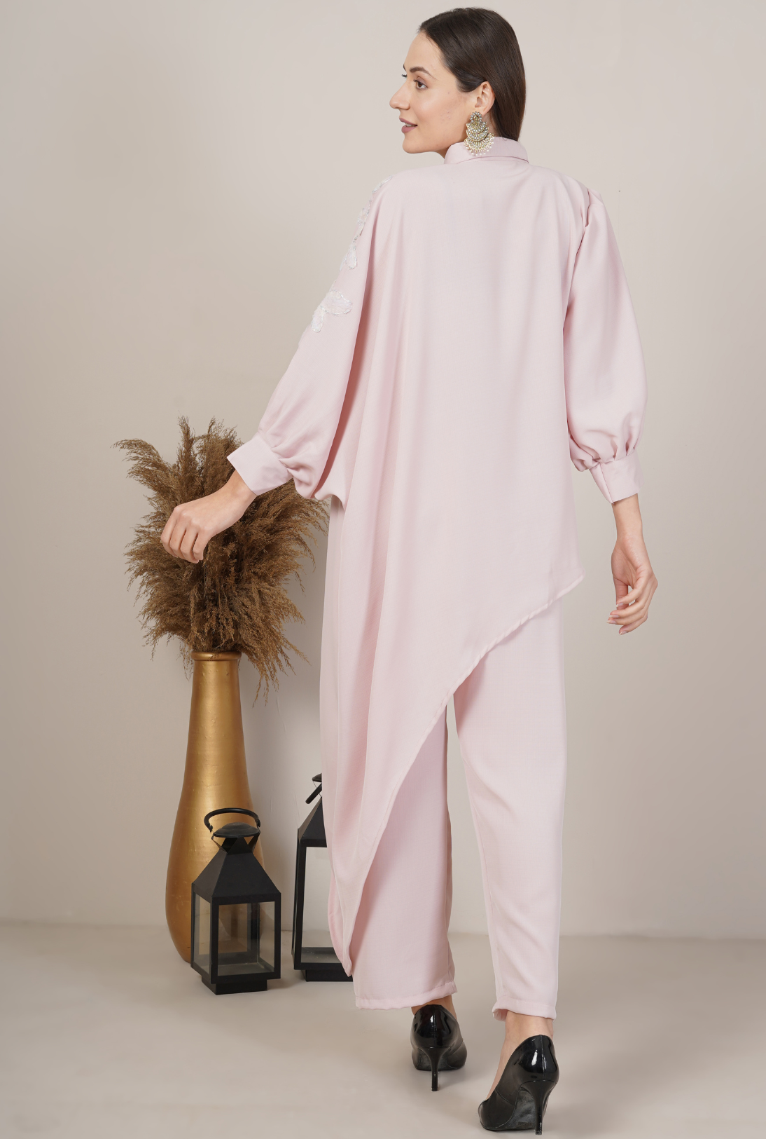 Embroidered Tunic Set