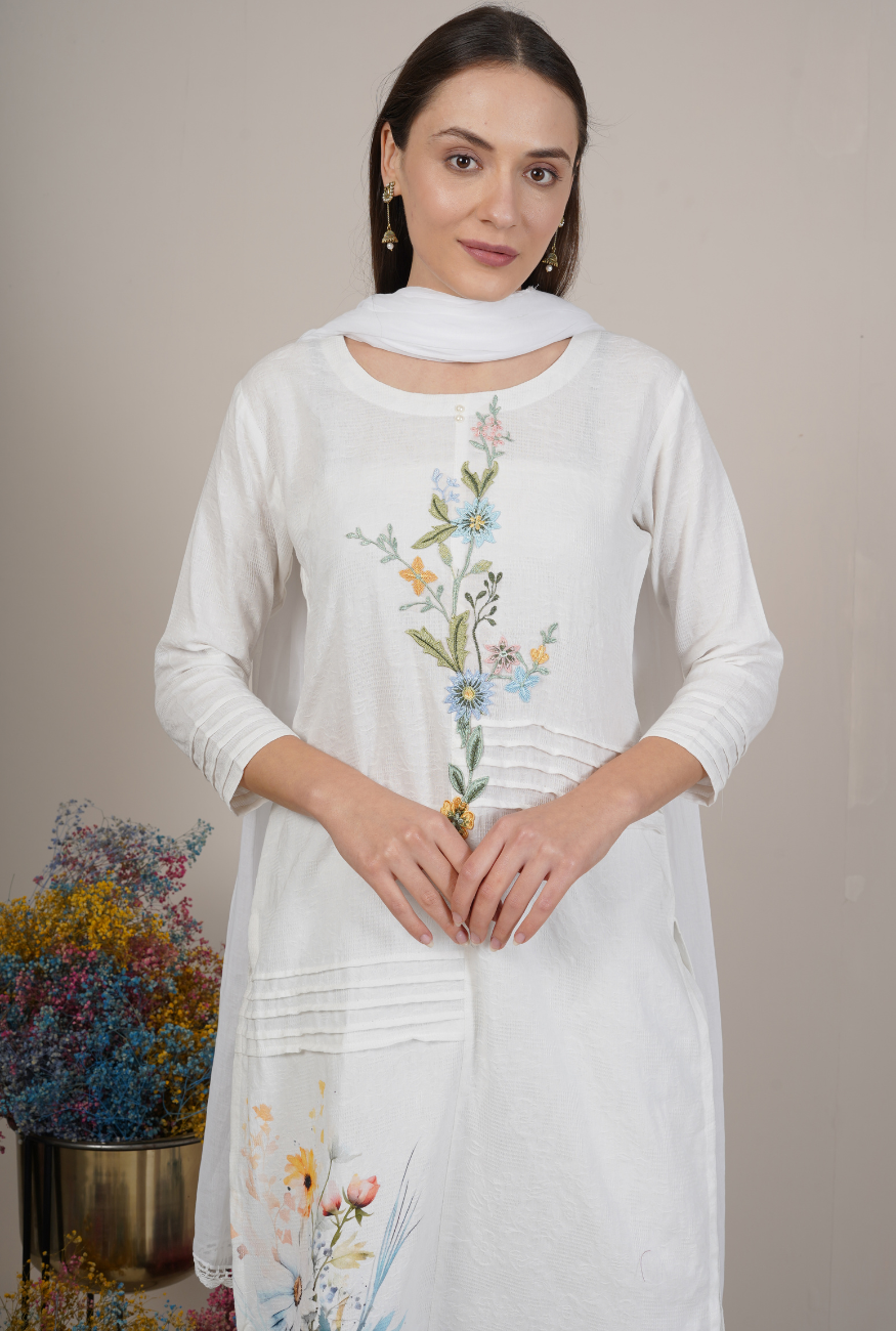 Embroidered Kurta Set