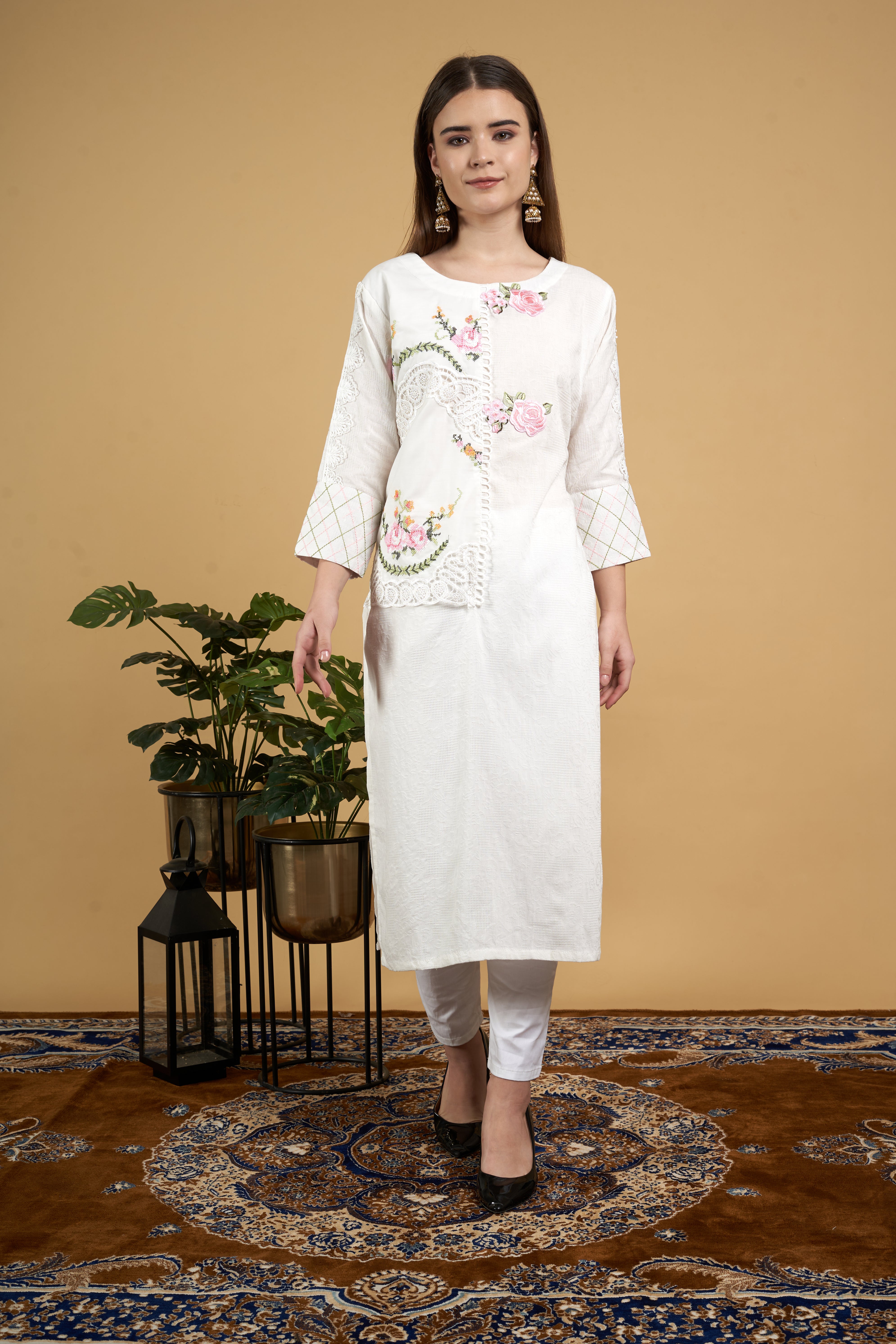 Embroidered Kurta Set
