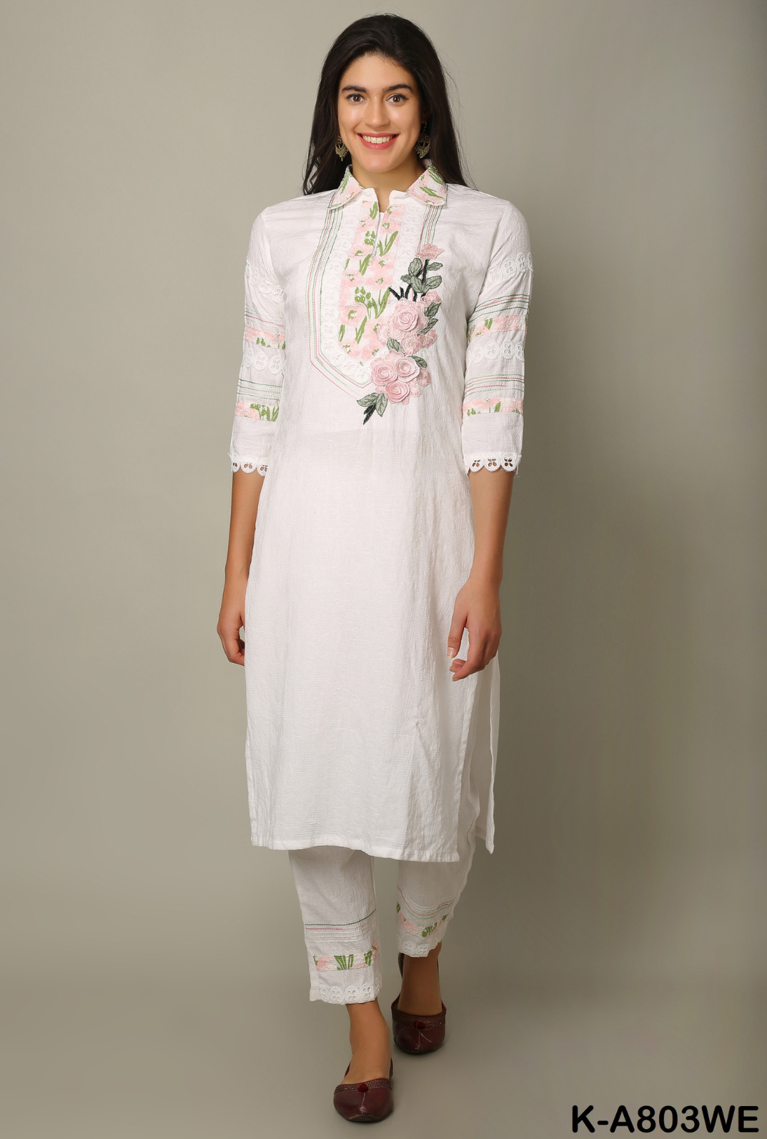 Embroidered Kurta Set