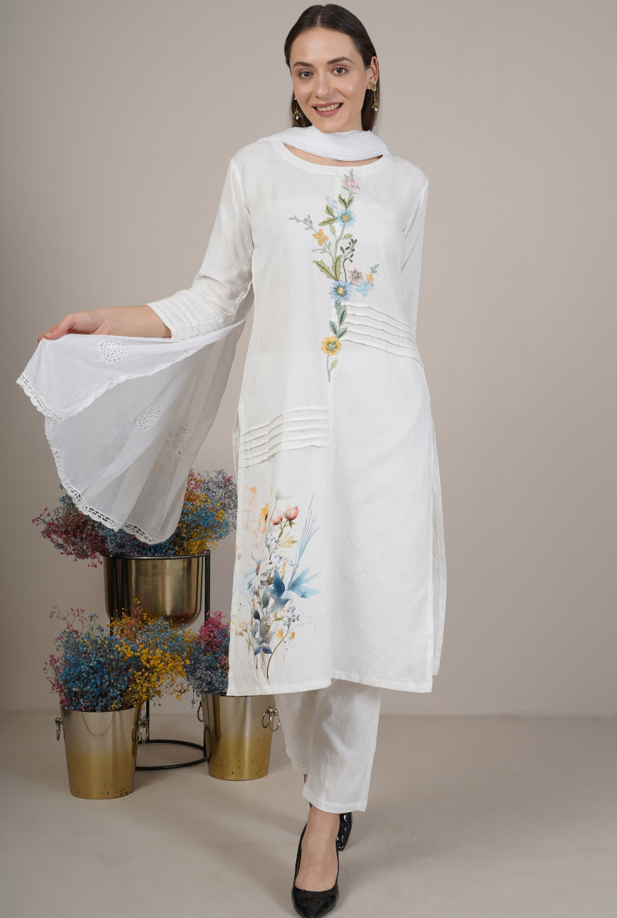 Embroidered Kurta Set