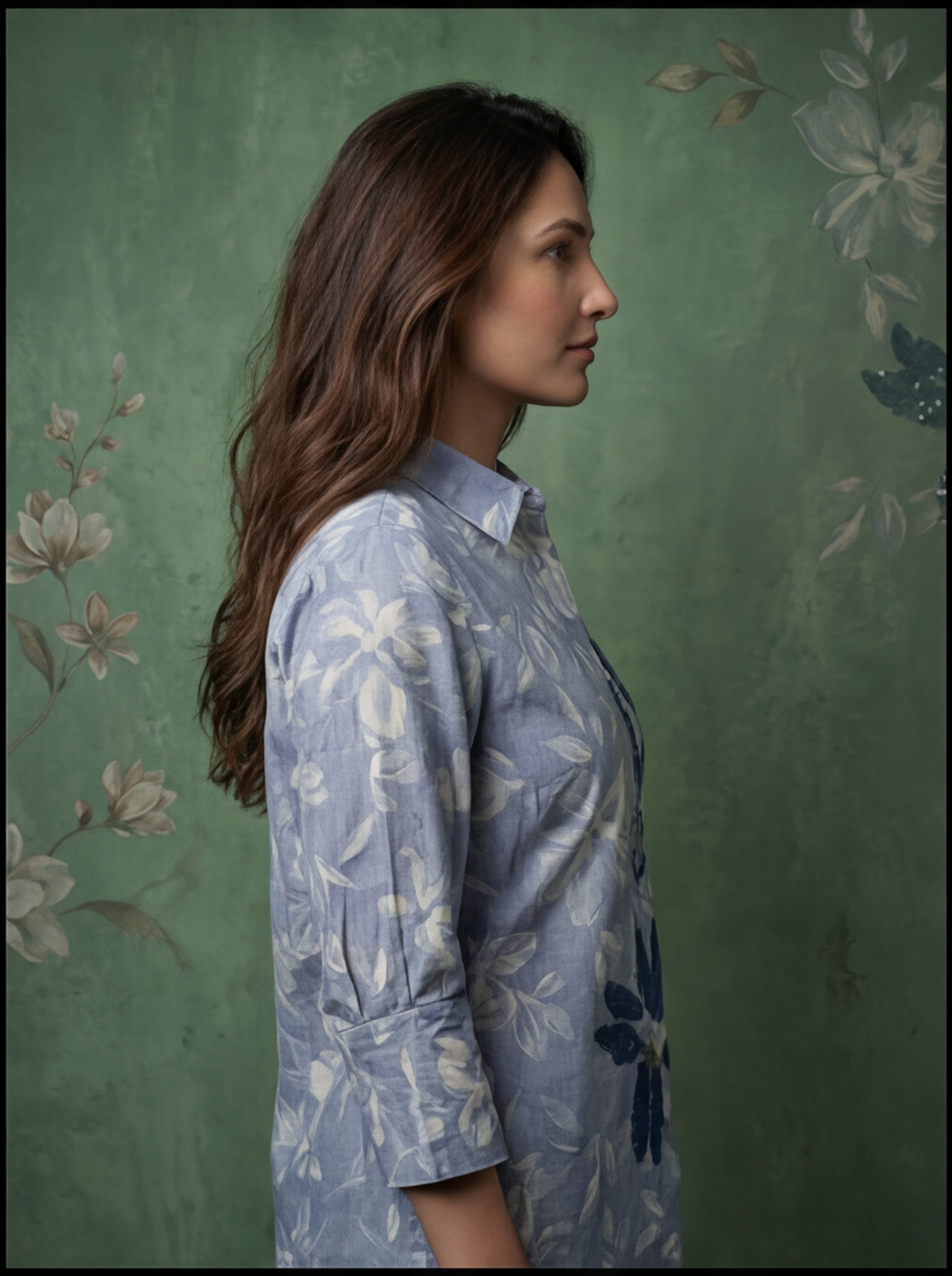 Azure Bloom Shirt