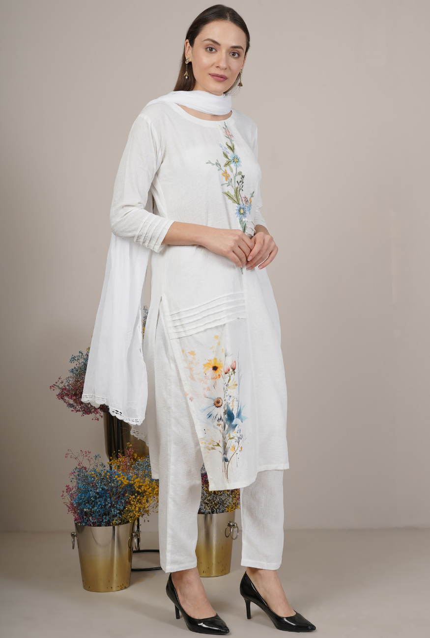 Embroidered Kurta Set