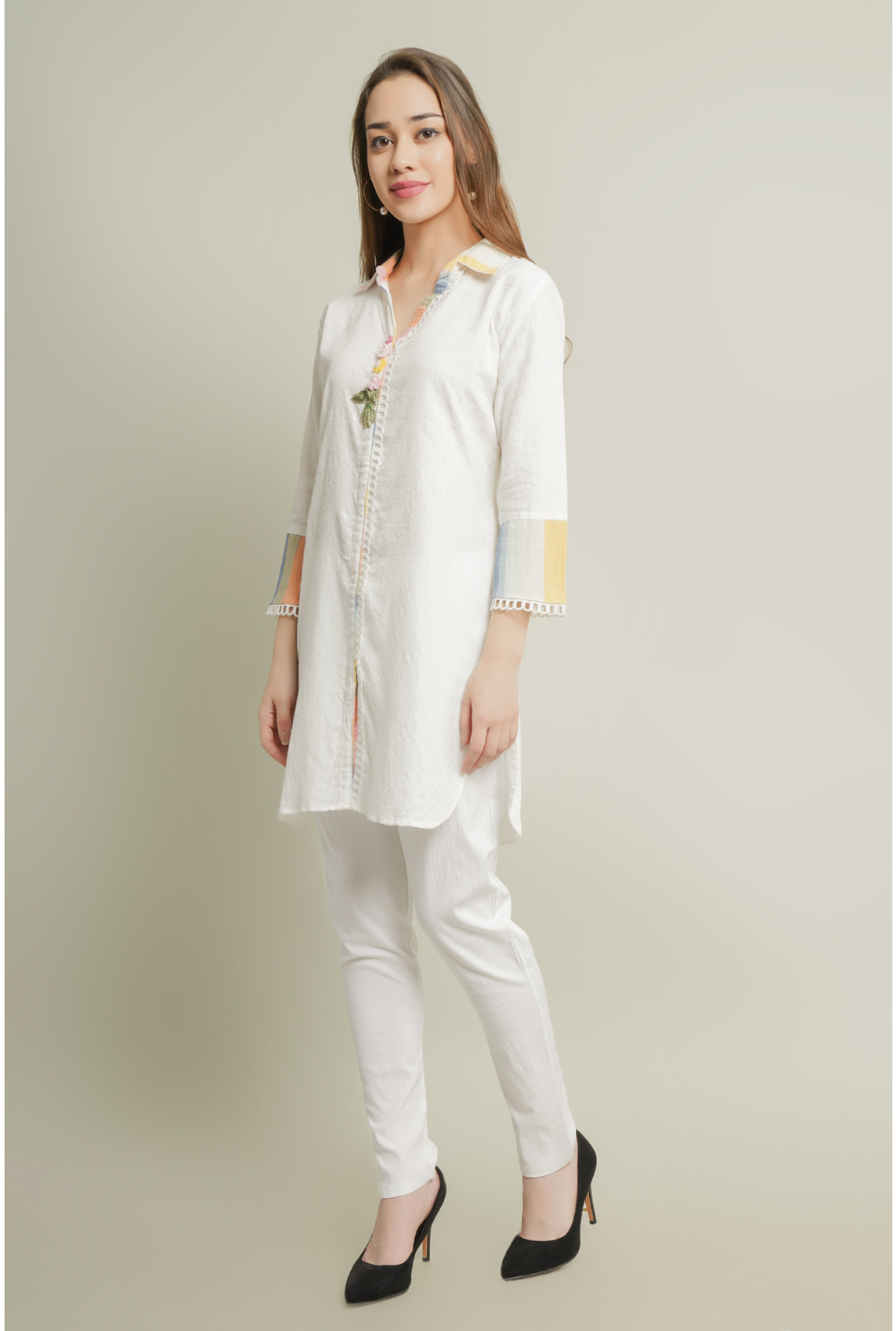 Embroidered Co-ord Set