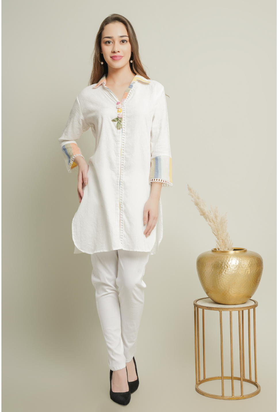 Embroidered Co-ord Set