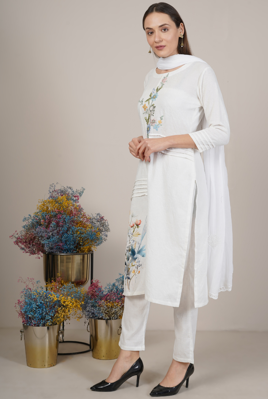 Embroidered Kurta Set