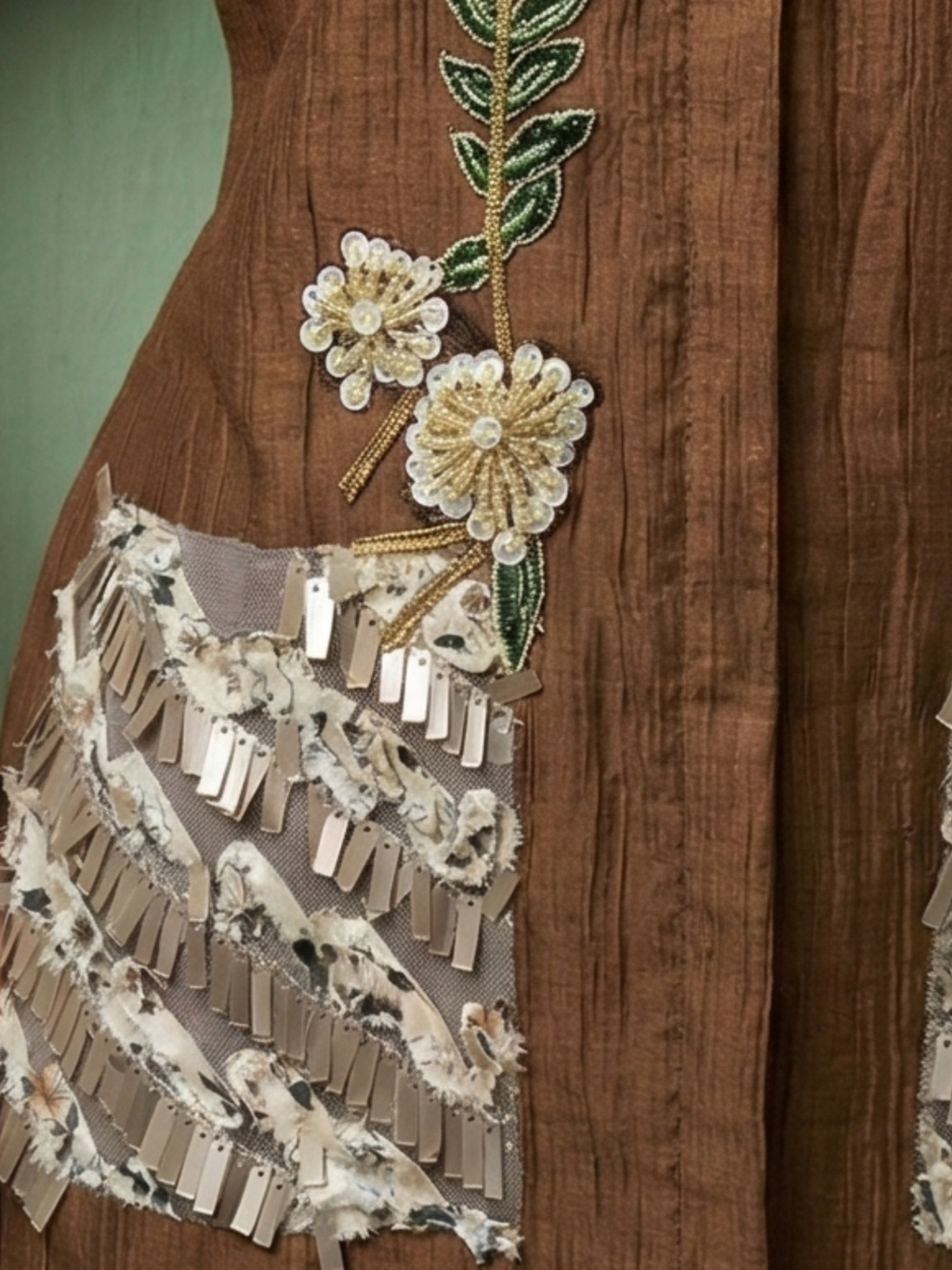 Mocha Metallic Shirt