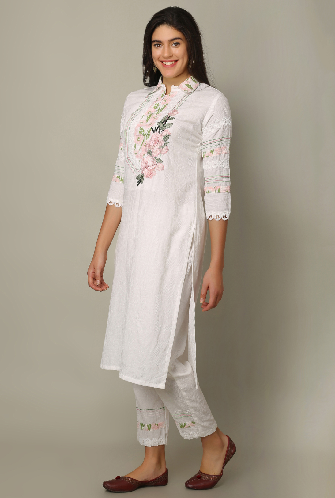 Embroidered Kurta Set
