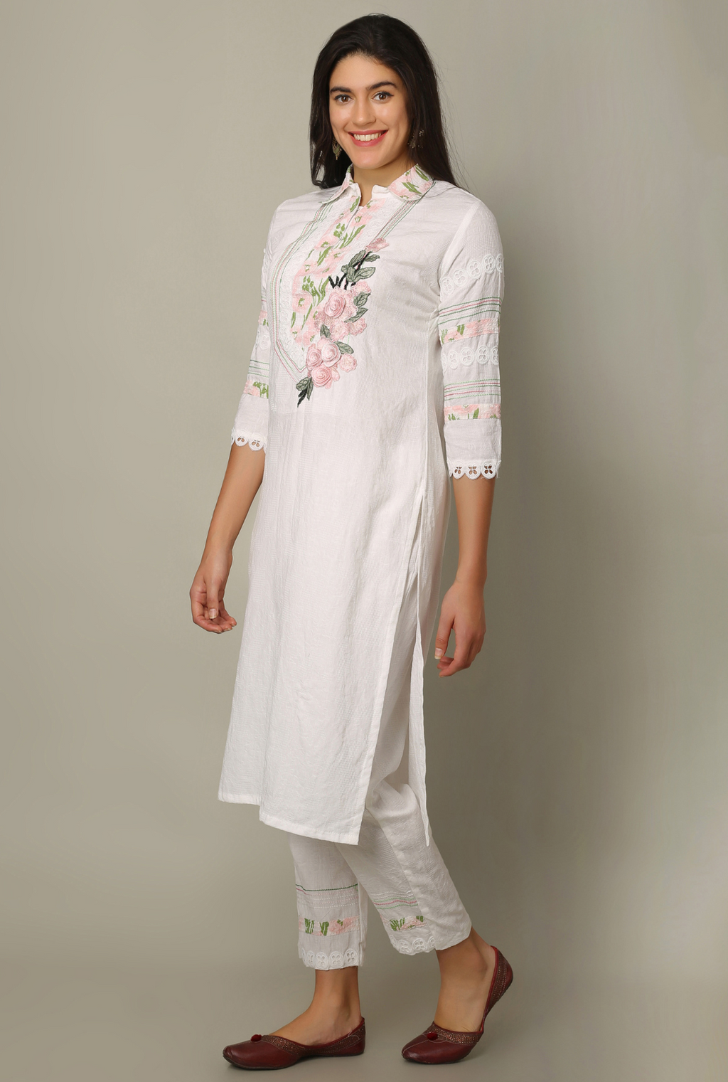 Embroidered Kurta Set