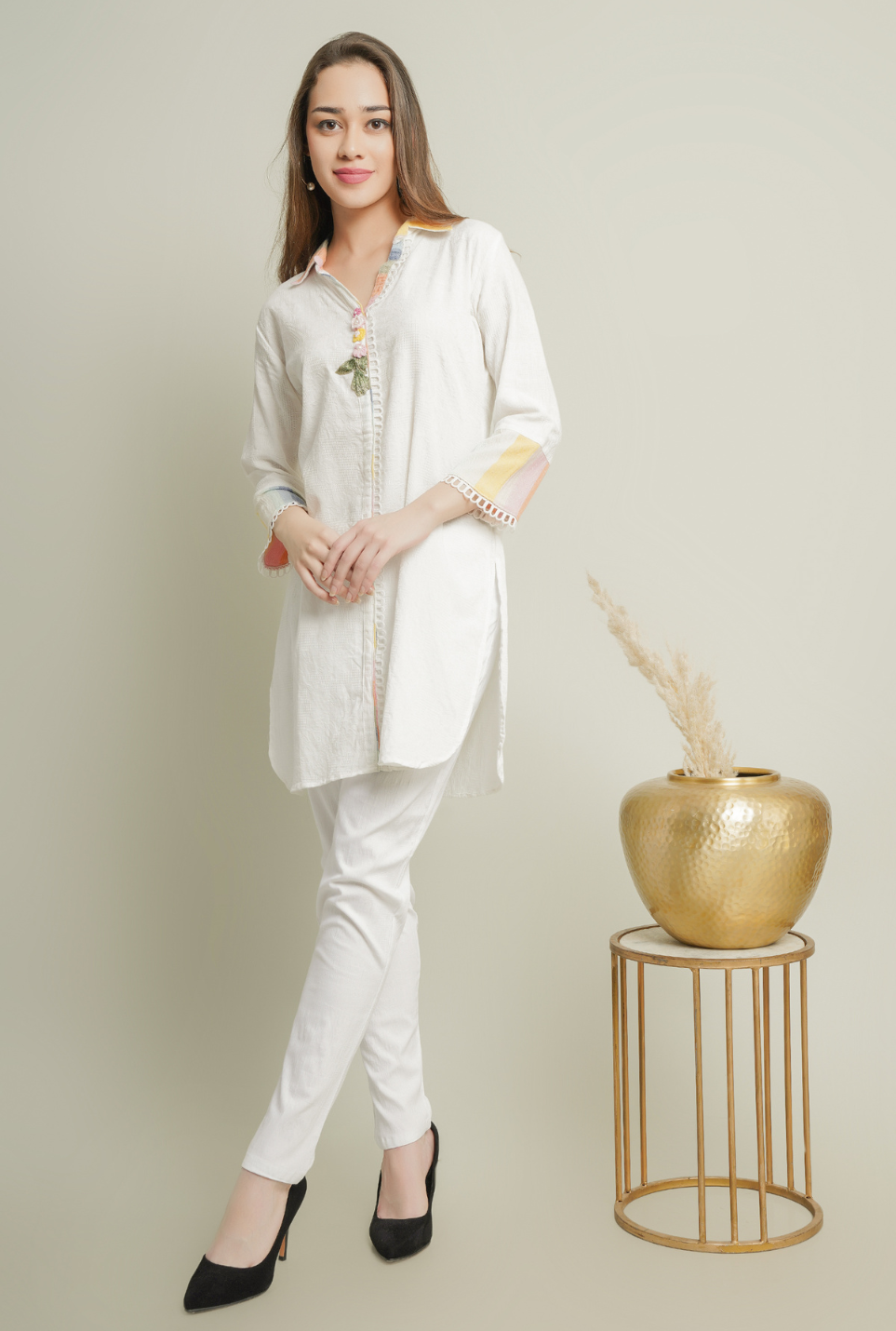 Embroidered Co-ord Set