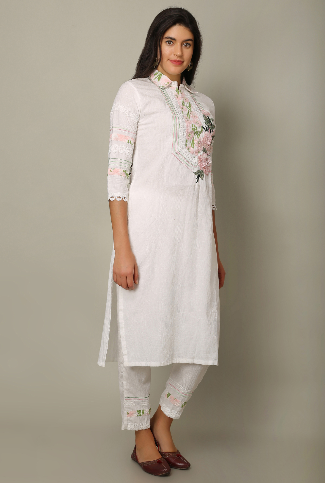 Embroidered Kurta Set