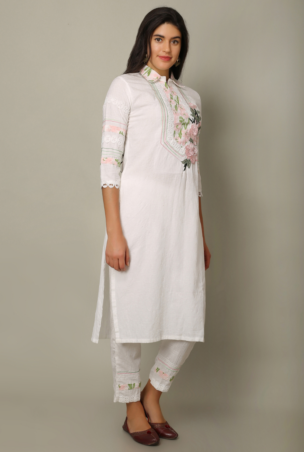 Embroidered Kurta Set