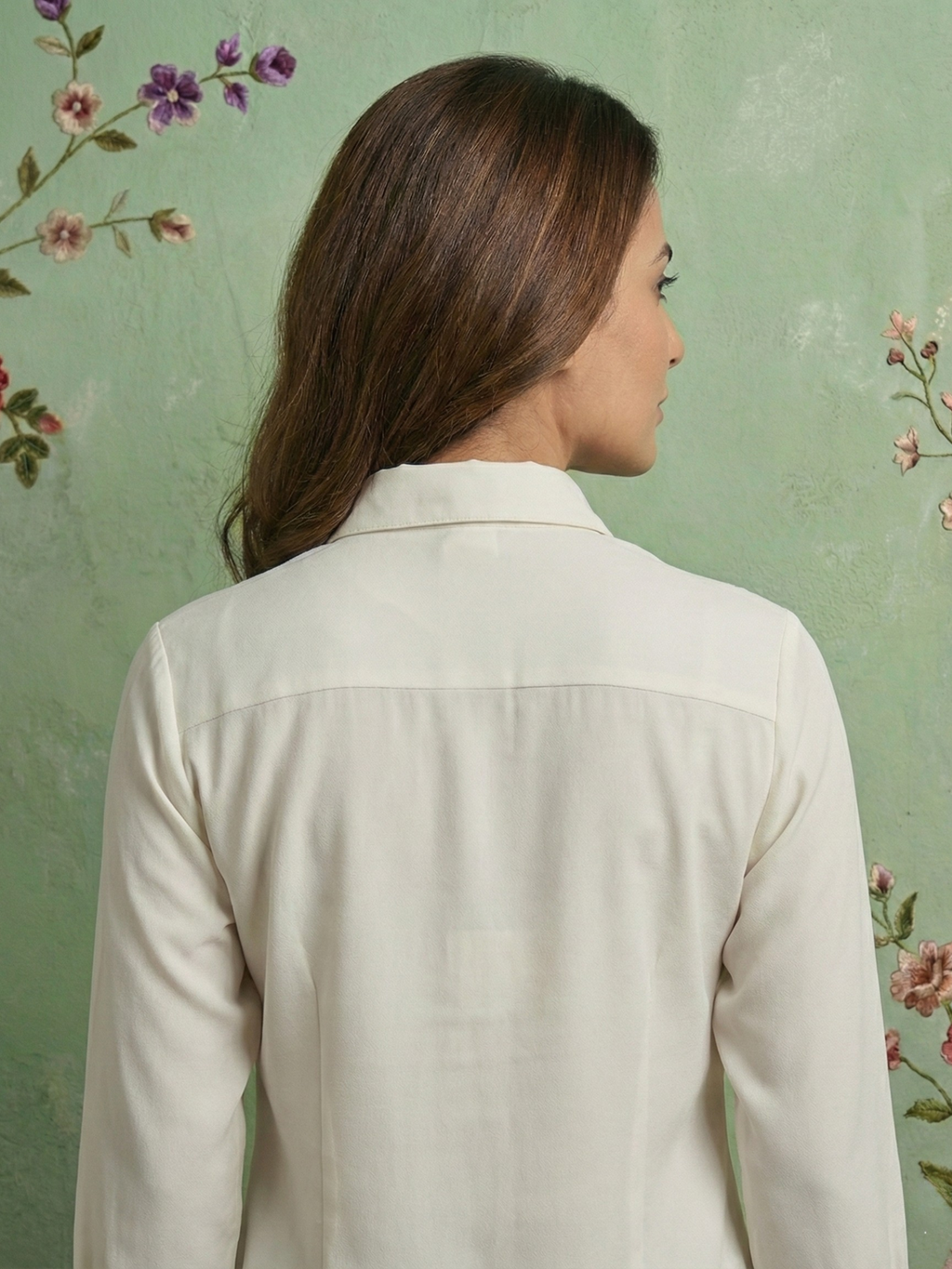 Crimson Petal White Shirt