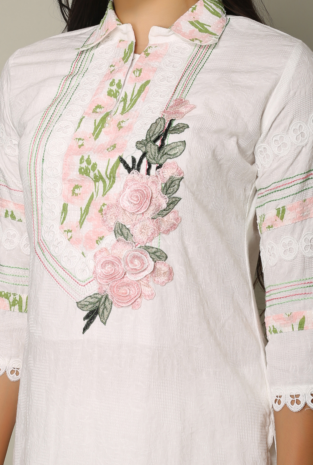 Embroidered Kurta Set