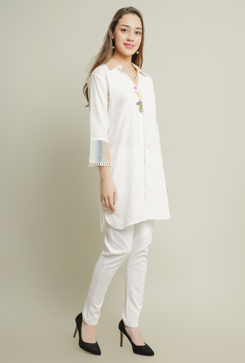 Embroidered Co-ord Set