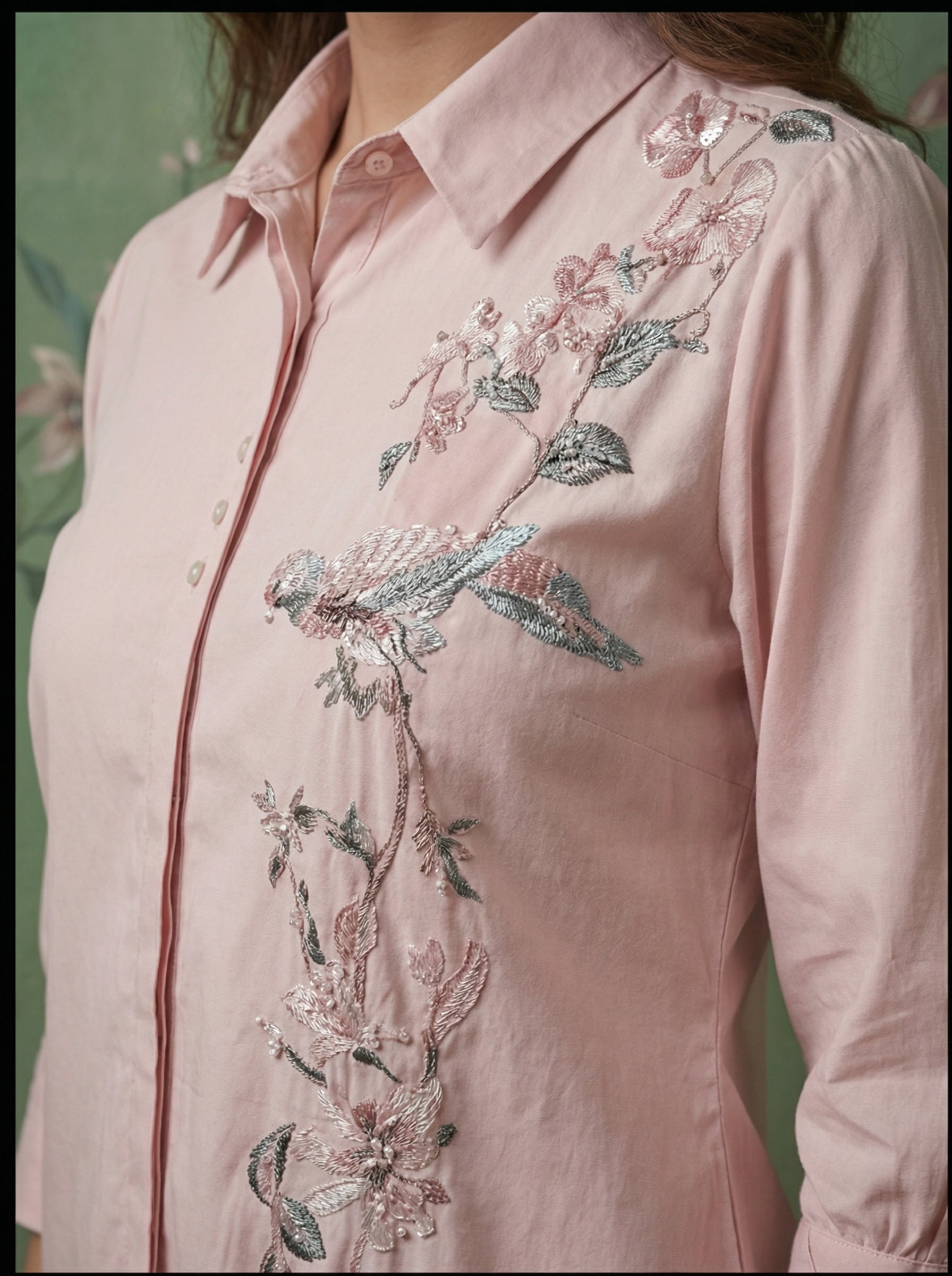 Pink Petal Whisper Shirt